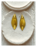 Golden leaf earrings