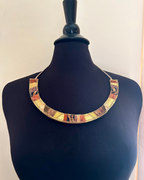 Mosaic Textile Necklace