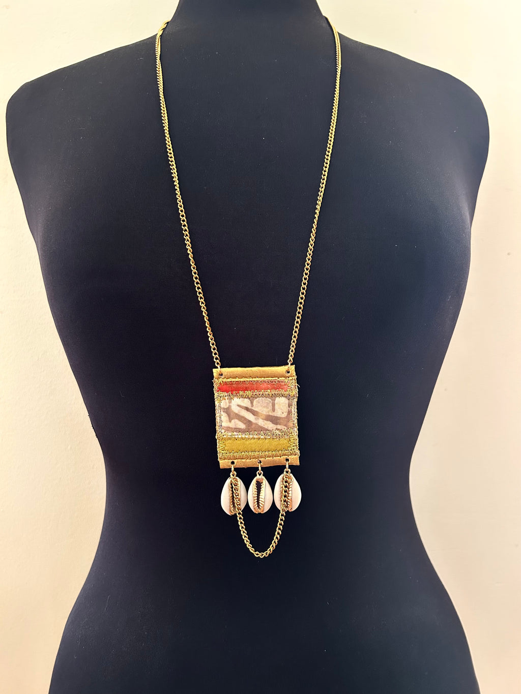 Cowrie shell Talisman necklace