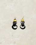 Midnight chain earrings