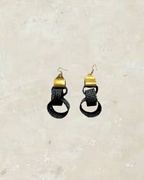Midnight chain earrings