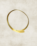 Golden coil necklace