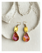 Batik Tear drop Earrings