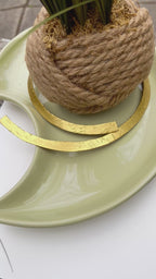 Golden coil necklace