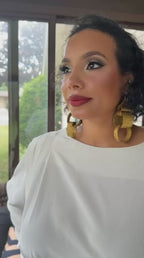 Bold chain earrings