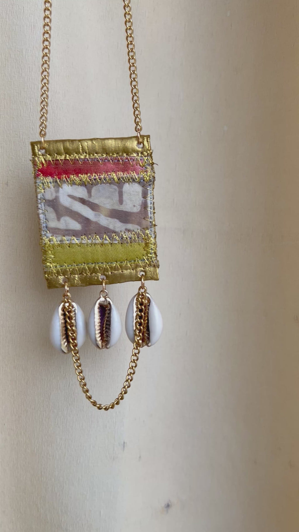 Cowrie shell Talisman necklace